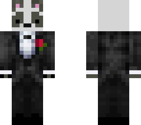 panda with suit