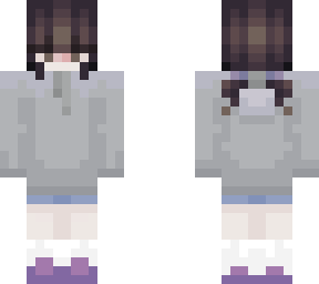 purple shoes