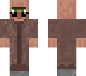 villager with cool mustache