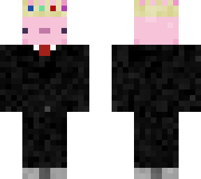 axo in a suit (with techno crown)
