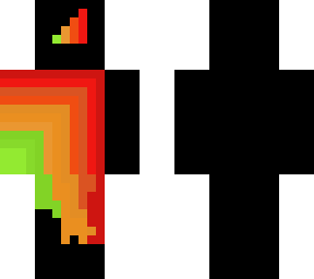 cool drippy multi color and sound wave skin