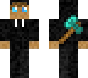 player with axe