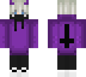 purple demon boy