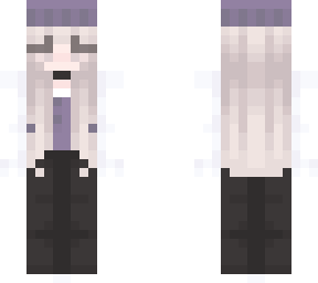 purple paris girl