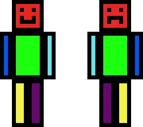 the colorful character