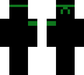 all black + green