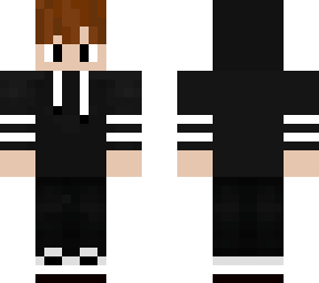 black and white boy