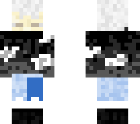 blue and black boy