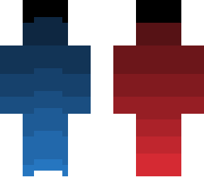 blue and red blend