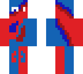 blue and red growing balloons