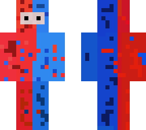 blue and red ninja