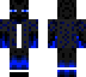 blue suited enderman