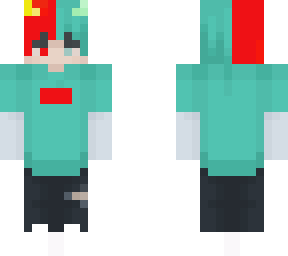 cyan tshirt horns