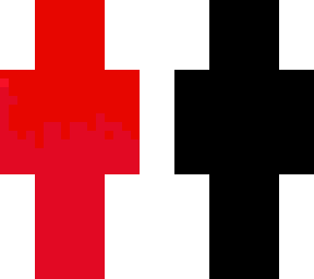 red and black skin