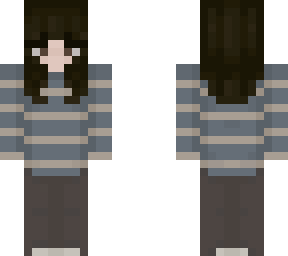 striped sweater  v2 brown hair