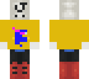 the great papyrus wearing a mrbeast shirt