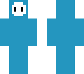 a blue cool skin