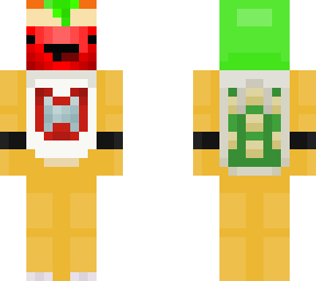 apple in bowser jr suit