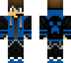 blue gamer boy