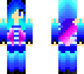 blue hair girl