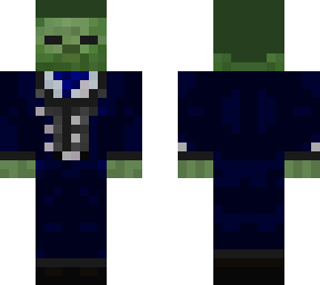 blue suit silver button zombie