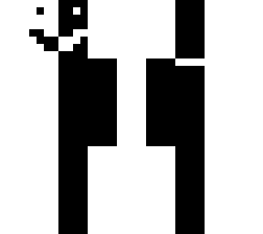 glitched smile man