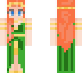 goddess athena in emerald green dress