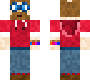 maffoo red hoodie glasses 3