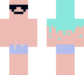 man covered in ice cream