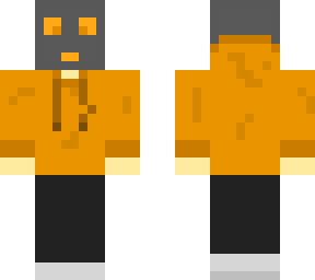 orange hoodie thing
