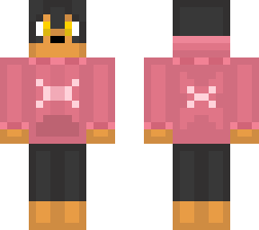 rottweiler with pink hoodie