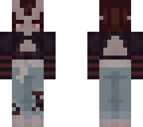 "corruption of the finest" // grunge girl with horns egirl demon cutout shirt