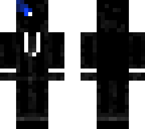 black suit blue eye