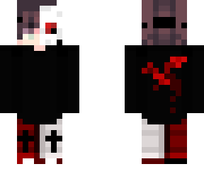 cool half skull mask boi