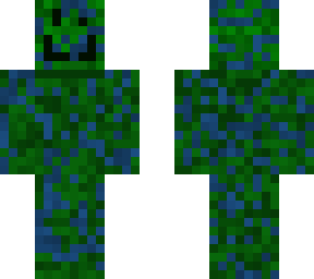 green and blue creeper
