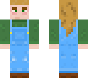 non-binary farmer w mullet