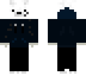polar bear with hood