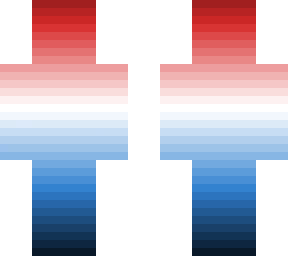 red and blue