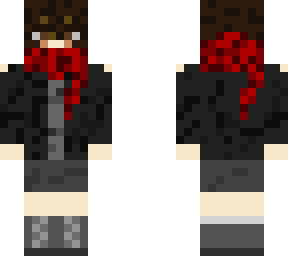 scarfed character