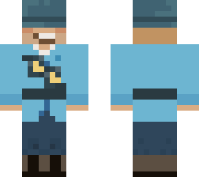 silly blu soldier