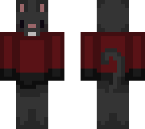 black cat in red hoodie