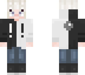 black/white skin