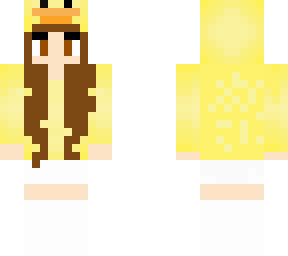 girl in duck hoodie!