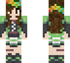 irish girl rainbow flowers