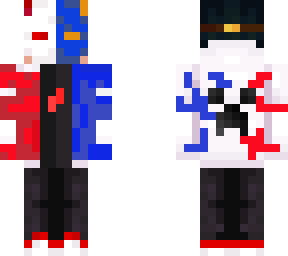red/blue masked man