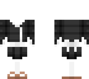 skirt kimono | ob (black & white)