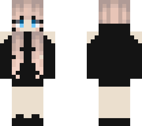 black hoodie (female)