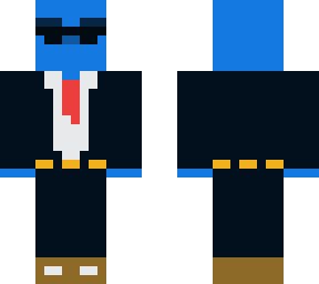 blue man