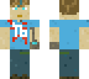 guy with a funny glove