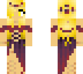 queen yellow skin